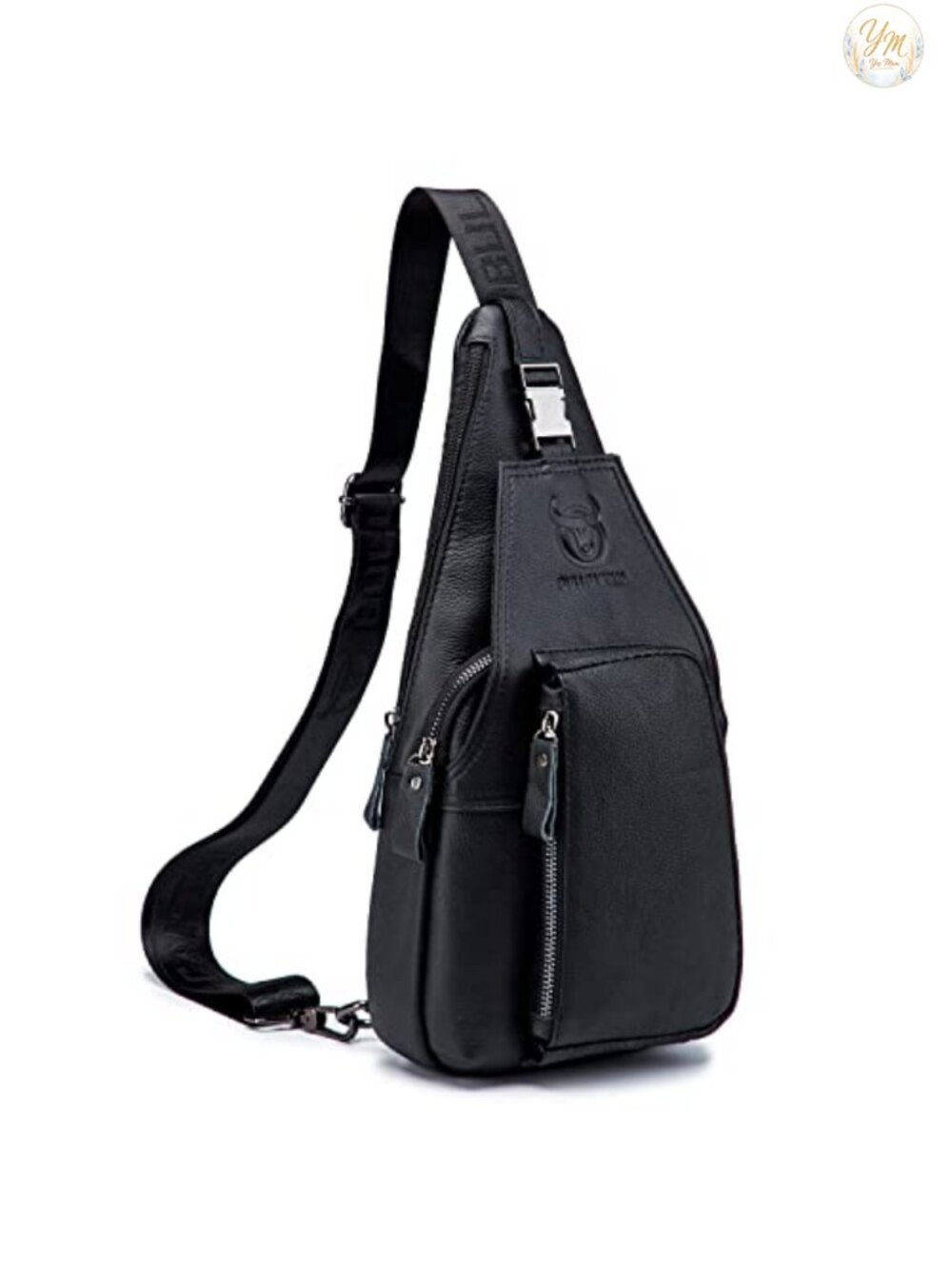 Genuine Leather Sling Crossbody Bag Casual Daypack Unisex Travel Outdoor